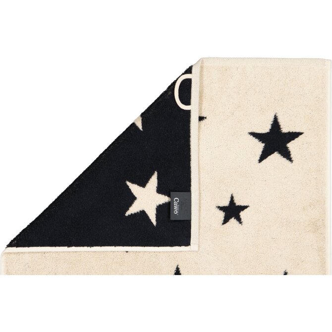 Cawo Christmas Edition 792 Stars Handdoek schwarz