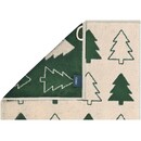 Cawö Cawo Christmas Edition 794 Fir trees Handdoek beige