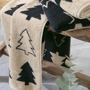 Cawö Cawo Édition de Noël 794 Sapins Serviette invité noir