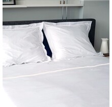 Dommelin Housse de couette Cortina Percale 200TC Blanc-Blanc 260x200/220