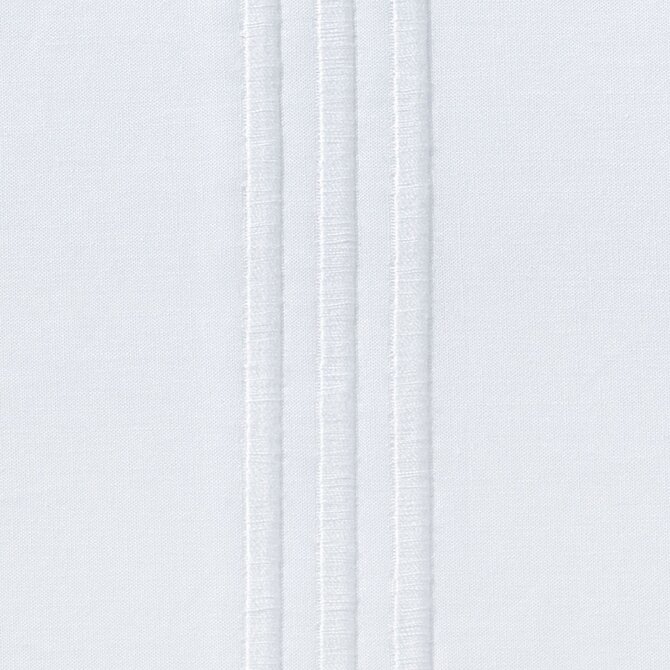 Dommelin Housse de couette Cortina Percale 200TC Blanc-Blanc 260x200/220