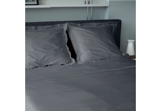 Dommelin Housse de couette Cortina Percale 200TC gris éléphant-gris éléphant 260x200/220