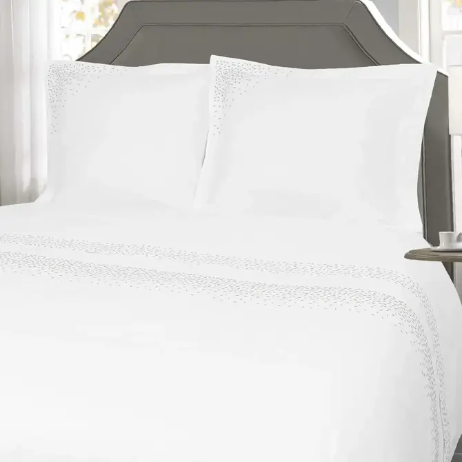 Dommelin Housse de couette Chicco Percale 200tc Argent 260x200/220