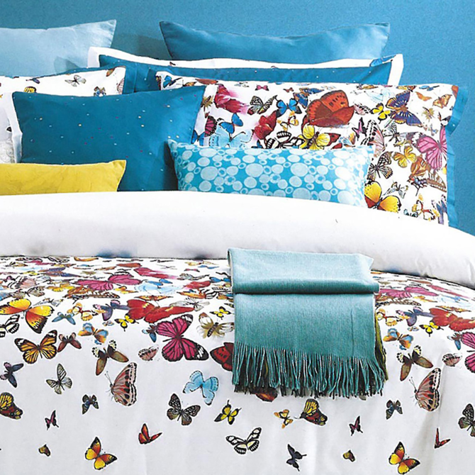 Dommelin Housse de couette Butterfly Satin 300TC Multicolore 240x200/220 cm