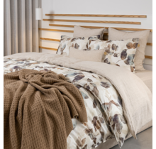 Dommelin Housse de couette Automne Satin 400TC Muscade 240x200/220cm