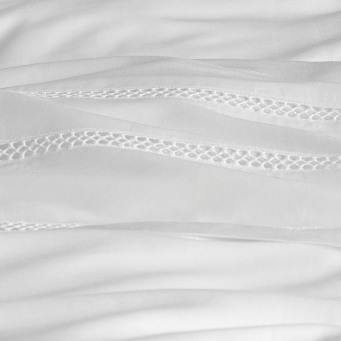 Dommelin Housse de couette Favo Satin 300TC Blanc 260x200/220 cm