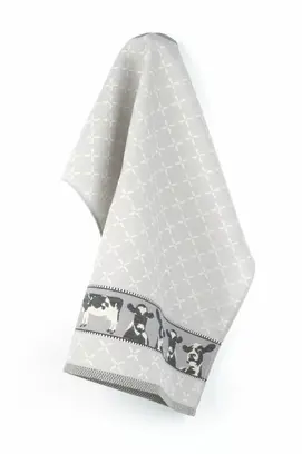 Bunzlau Castle torchon Cows Grey 65x65