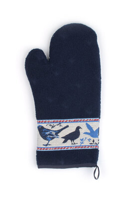 Bunzlau Castle ovenwant Birds dark blue