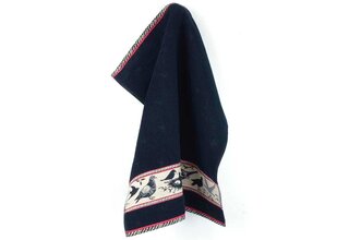 Bunzlau Castle keukendoek Birds dark blue