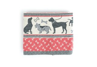 Bunzlau Castle theedoek Dog red 65x65