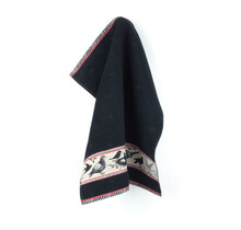 Bunzlau Castle torchon de cuisine Birds Black