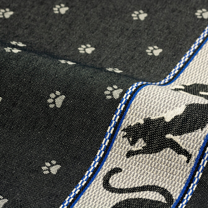 Bunzlau Castle torchon Cats noir