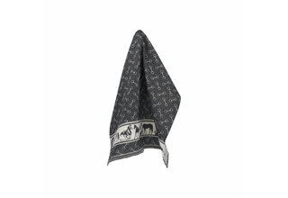 Bunzlau Castle theedoek Horse black 65x65