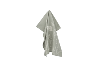 Bunzlau Castle Theedoek Wild Flowers Dark Green