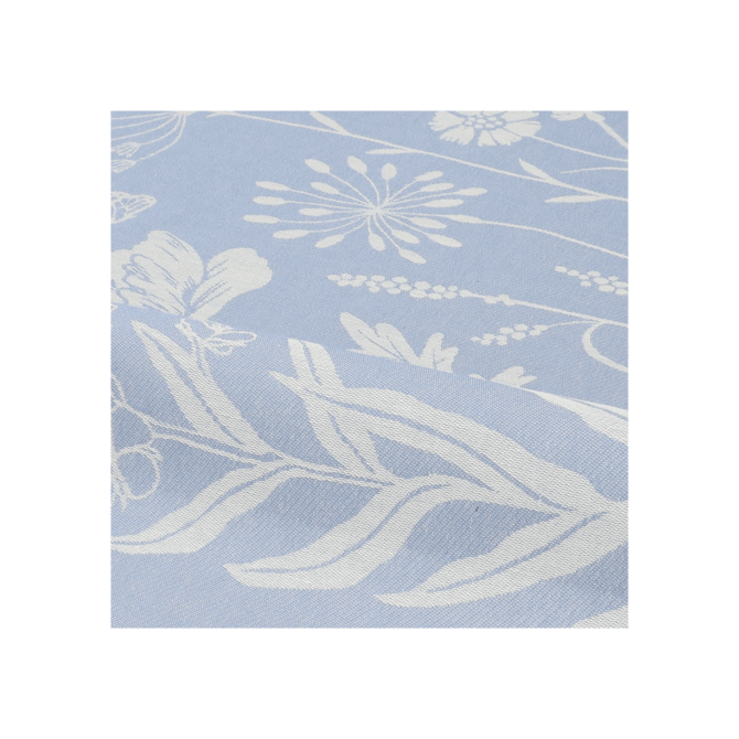 Bunzlau Castle Torchons Fleurs Sauvages Gris-Bleu
