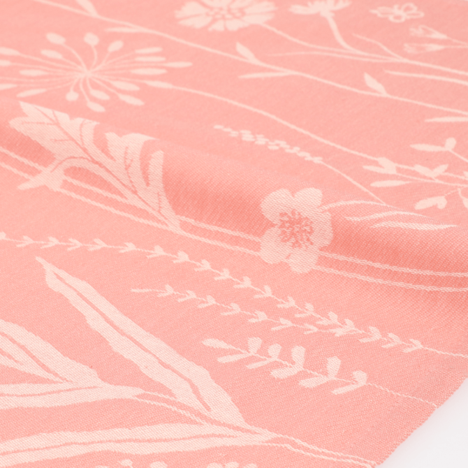 Bunzlau Castle Theedoek  Wild Flowers Pink