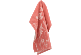 Bunzlau Castle Torchon de Cuisine Fleurs Sauvages Rose