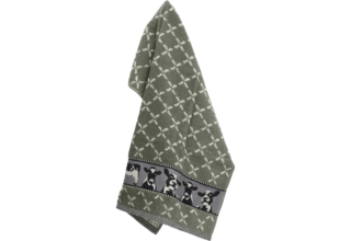 Bunzlau Castle Torchons de Cuisine Vaches Vert Foncé