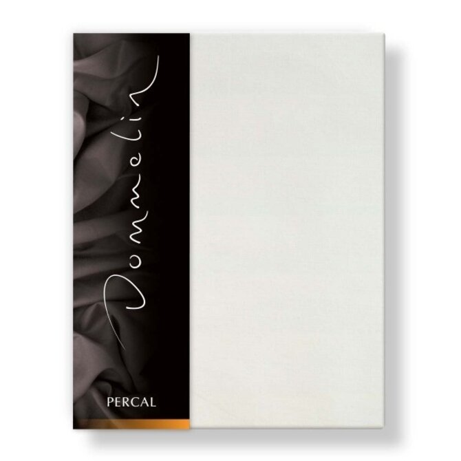 Drap-housse Topper Uni Percale 200TC 528 Écru 90x210/9