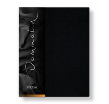 Drap-housse Dommelin Uni Percale 200TC 533 Noir 90x200/30
