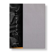 Dommelin Drap-housse Topper Uni Percale 200TC 584 Gris Souris 160x220/9