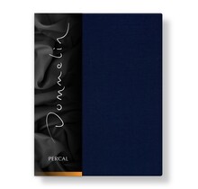 Dommelin Drap-housse Topper Uni Percale 200TC 524 Marine 180x210/9