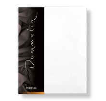 Dommelin Split Topper Drap-Housse Uni Percale 200TC 556 Blanc 160x200/9 S90