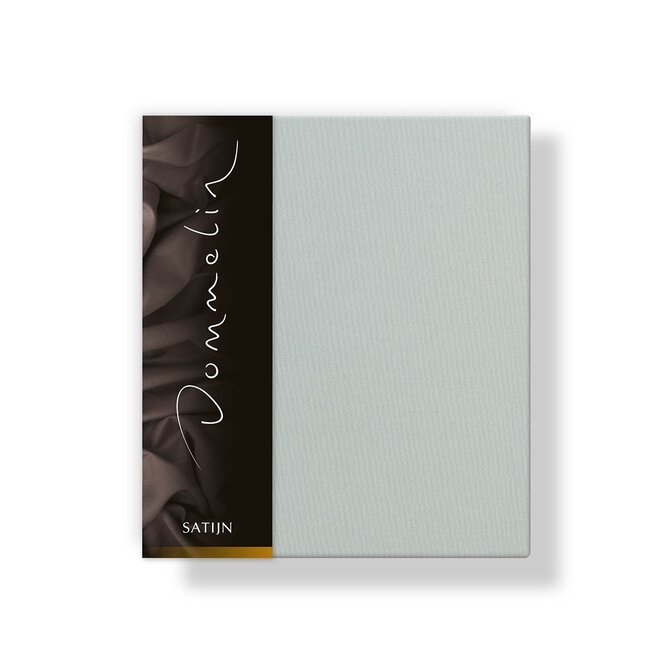 Taie d'oreiller Dommelin Uni Satin 300TC 523 Argent 60x70