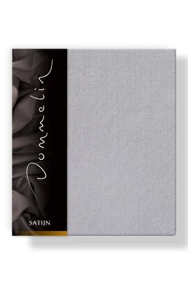 Taie d'oreiller Dommelin Uni Satin 300TC 584 Gris Souris 60x70