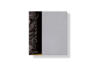 Taie d'oreiller Dommelin Uni Satin 300TC 584 Gris Souris 60x70
