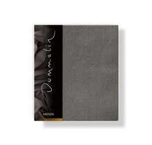 Dommelin Taie d'oreiller Uni Satin 300TC 554 Gris Ardoise 50x70
