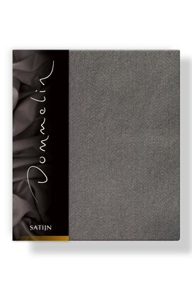 Taie d'oreiller Dommelin Uni Satin 300TC 554 Gris Ardoise 50x70