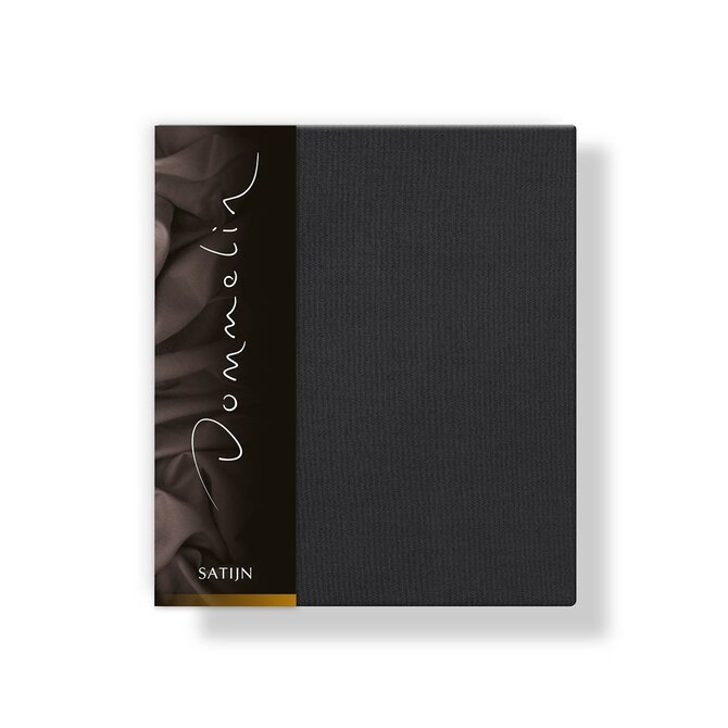 Taie d'oreiller Dommelin Uni Satin 300TC 556 Charbon 50x70 Taie d'oreiller Dommelin Uni Satin 300TC 556 Charbon 50x70