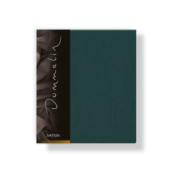 Taie d'oreiller Dommelin Uni Satin 300TC 536 Vert Antique 50x70