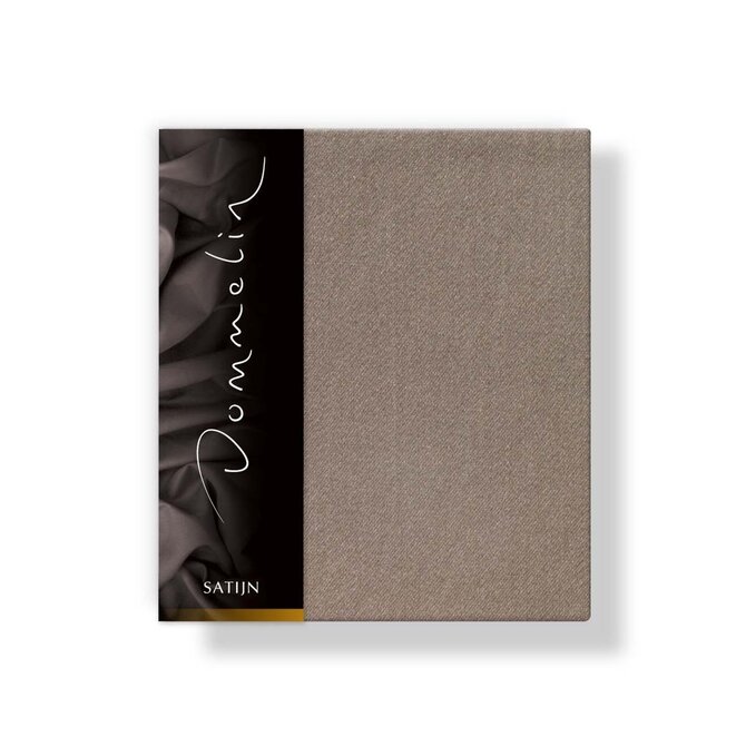 Taie d'oreiller Dommelin Uni Satin 300TC 534 Muscade 60x70
