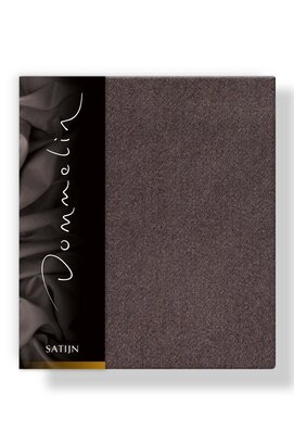 Taie d'oreiller Dommelin Uni Satin 300TC 557 Marron 50x70