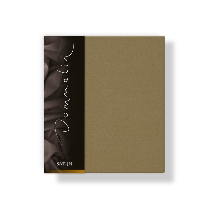Taie d'oreiller Dommelin Uni Satin 300TC 507 Bronze 50x70