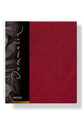 Dommelin Kussensloop Uni Satijn 300TC 580 Rosso 60x70