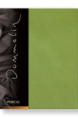 Drap-housse Dommelin Uni Percale 200TC 586 Vert 90x200/30