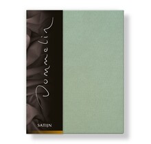 Drap-housse Uni Satin 300TC 551 Vert Sapin 80x200/30