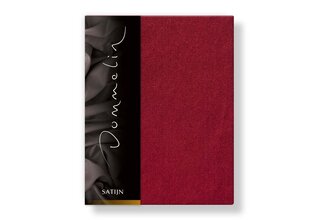 Dommelin Hoeslaken Uni Satijn 300TC 580  Rosso 90x210/30