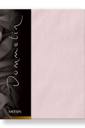Drap-housse Uni Satin 300TC 530 Rose clair 80x200/30
