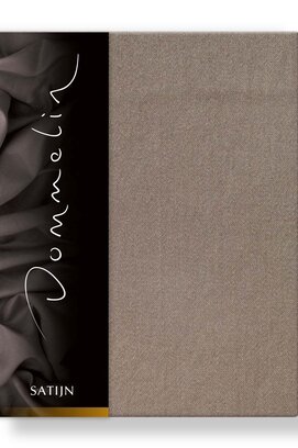 Drap-housse Dommelin Uni Satin 300TC 534 Muscade 160x200/30