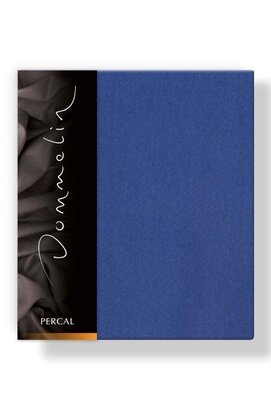 Taie d'oreiller Dommelin Uni Percale 200TC 576 Jean Bleu 40x60