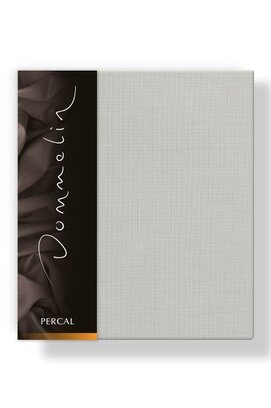 Taie d'oreiller Dommelin Uni Percale 200TC 523 Argent 60x70