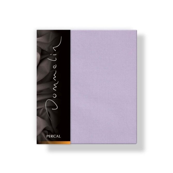 Taie d'oreiller Dommelin Uni Percale 200TC 581 Lilas 60x70
