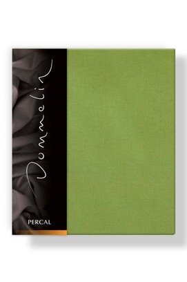 Taie d'oreiller Dommelin Uni Percale 200TC 586 Vert 60x70