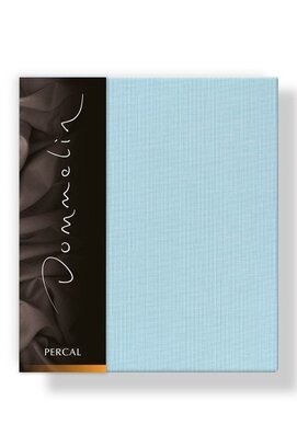 Taie d'oreiller Dommelin Uni Percale 200TC 591 Bleu pastel 60x70