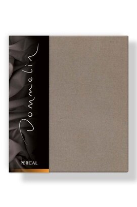 Taie d'oreiller Dommelin Uni Percale 200TC 534 Muscade 60x70