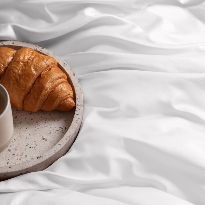 Dommelin Drap Uni Satin 300TC Blanc 160 x 270 cm